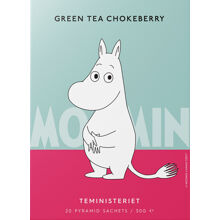20 påse(ar) - Moomin Grøn Te Aroniabær Pyramidepose