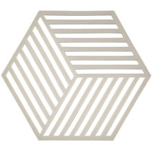 Grydelapper Hexagon 16 cm Warm Grey