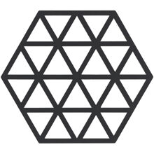 Grydunderlag Trekanter 16 cm Sort