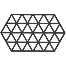 Grydunderlag Trekanter 24 cm Sort