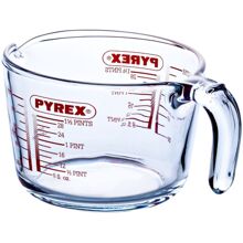 1 liter - Klar - Målekande i glas Iconics