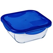 Opbevaringsboks i glas Cook&Go firkantet