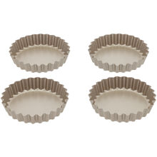Minipajforme 4 stk. 1 set Rose Gold