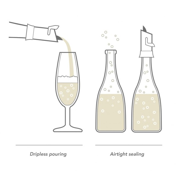 Champagne Saver/Server (Billede 5 af 7)