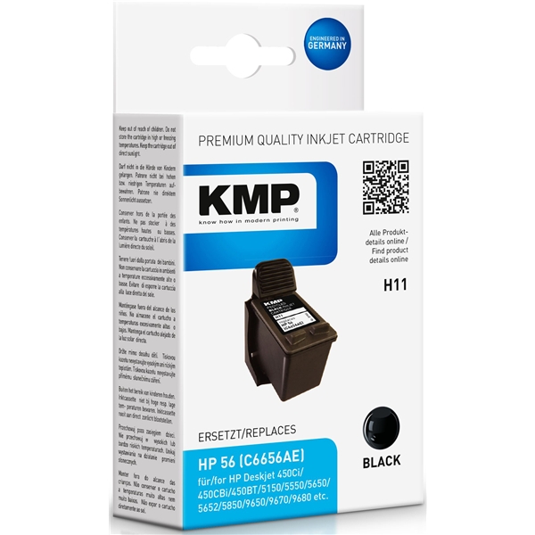 KMP H11 - HP 56 Black