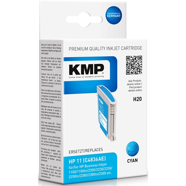 KMP H20 - HP 11 Cyan