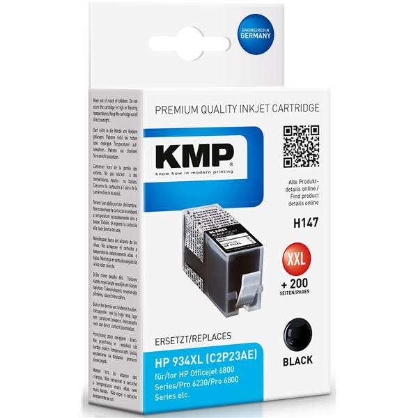 KMP H147 - HP 934XL Black