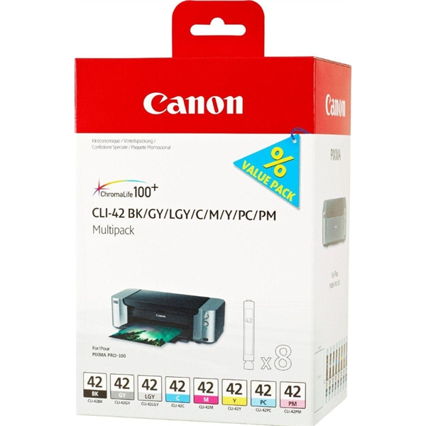Canon CLI-42BK/GY/LGY/C/M/Y/PC/PM