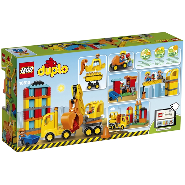 10813 LEGO DUPLO Stor Byggeplads (Billede 3 af 3)