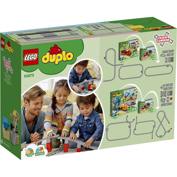 10872 LEGO DUPLO Togbro og Spor (Billede 2 af 4)
