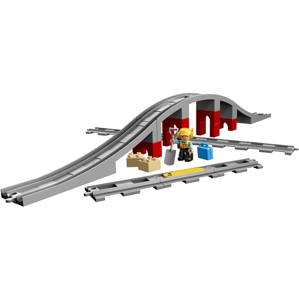 10872 LEGO DUPLO Togbro og Spor (Billede 3 af 4)
