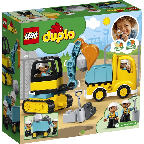 10931 LEGO Duplo Town Lastbil og gravemaskine (Billede 2 af 6)