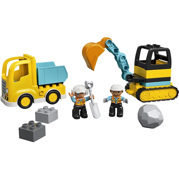 10931 LEGO Duplo Town Lastbil og gravemaskine (Billede 3 af 6)
