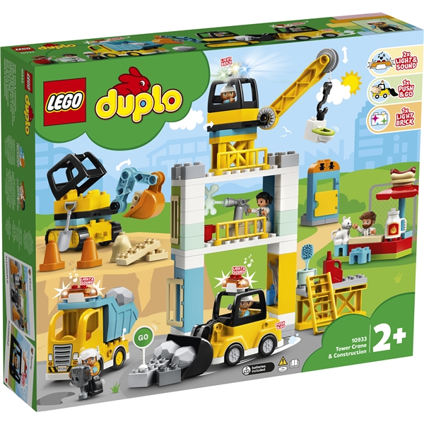 10933 LEGO Duplo Town Byggeplads med tårnkran (Billede 1 af 6)