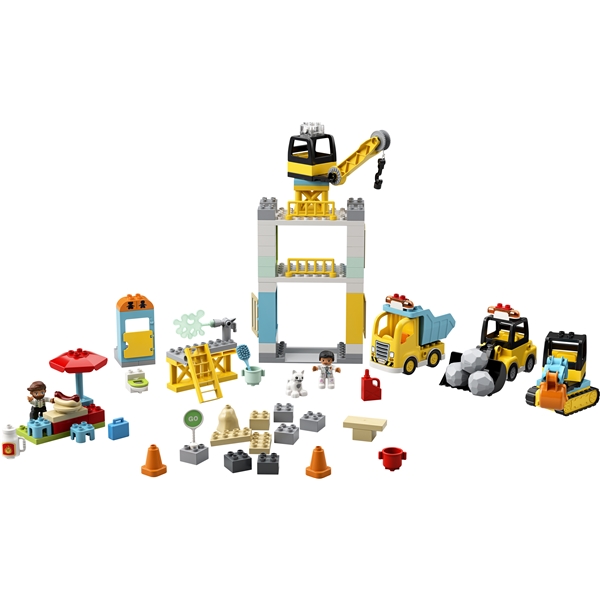 10933 LEGO Duplo Town Byggeplads med tårnkran (Billede 3 af 6)