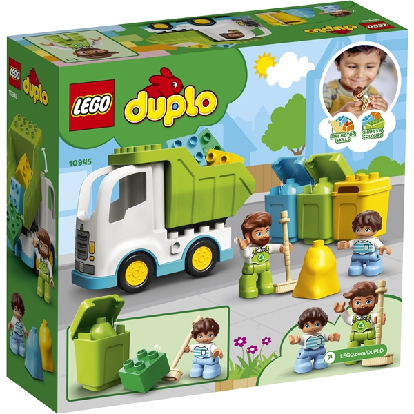 10945 LEGO Duplo Skraldebil og genbrug (Billede 2 af 3)
