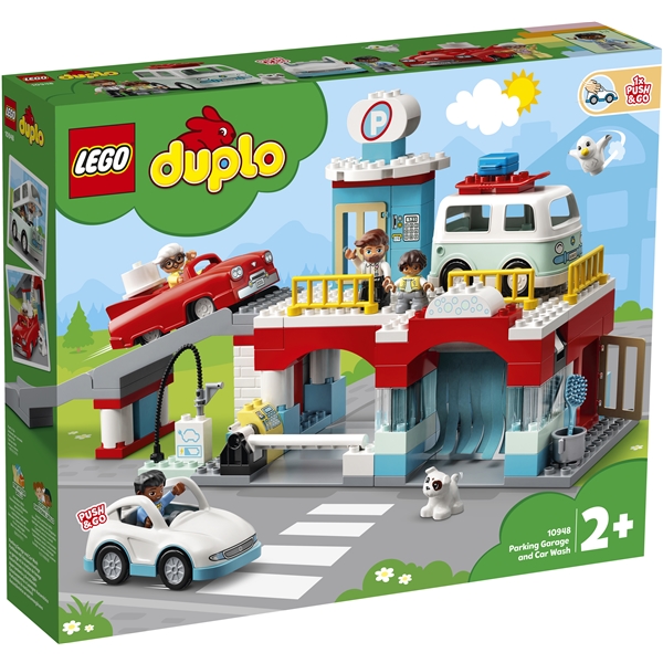 10948 LEGO Duplo Parkeringshus og bilvask (Billede 1 af 3)