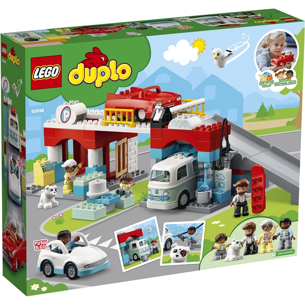 10948 LEGO Duplo Parkeringshus og bilvask (Billede 2 af 3)
