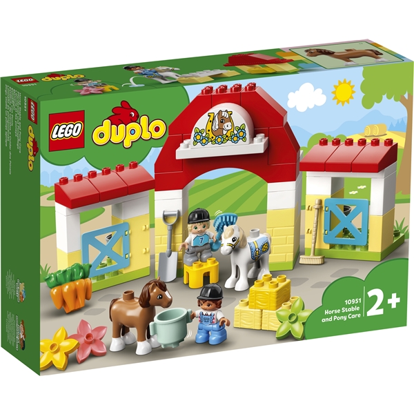 10951 LEGO Duplo Hestestald og Ponypasning (Billede 1 af 3)