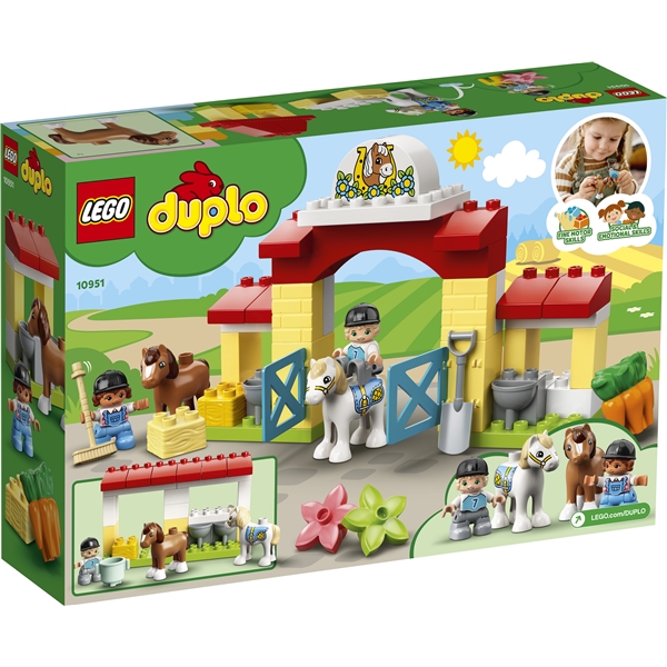 10951 LEGO Duplo Hestestald og Ponypasning (Billede 2 af 3)