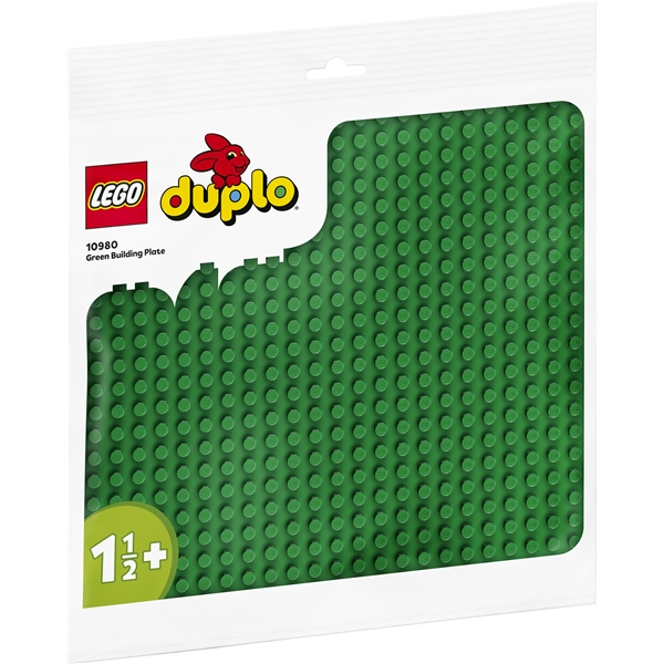 10980 LEGO Duplo Grøn Byggeplade (Billede 1 af 5)