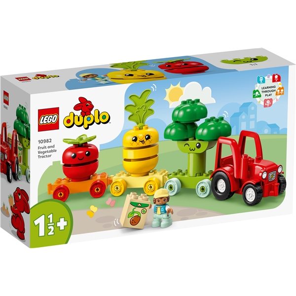 10982 LEGO Duplo Traktor m. Frugt & Grøntsager (Billede 1 af 5)
