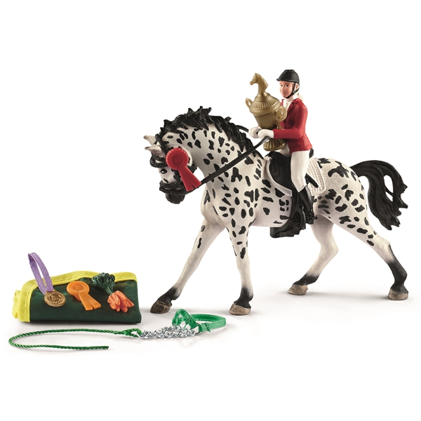 arrangere Manifest konkurrerende Schleich Hestesprings Turnering Knabstrupper - Schleich - Heste - Schleich  | Shopping4net