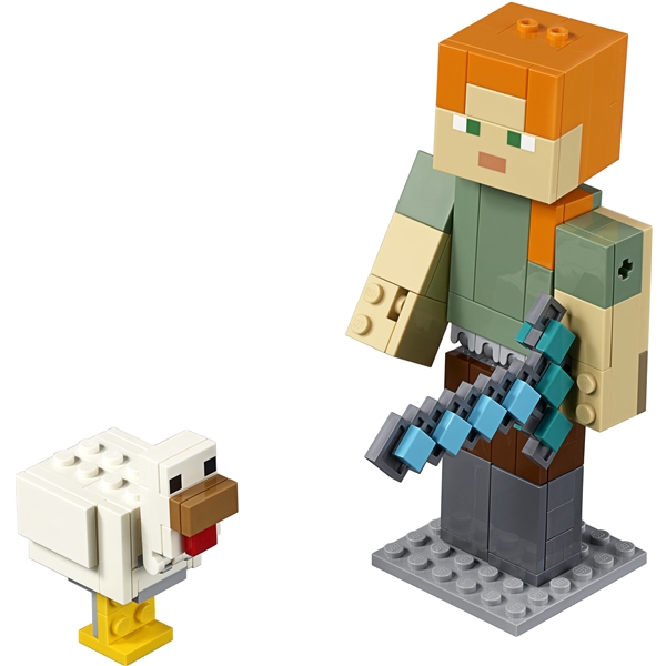 21149 LEGO Minecraft Stor Alex-figur med Høne (Billede 3 af 3)