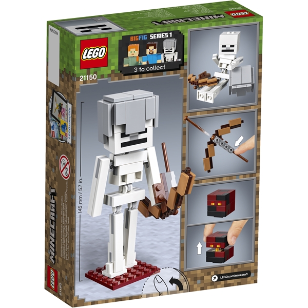 21150 LEGO Minecraft Stor Skelet-figur Magmakubus (Billede 2 af 3)