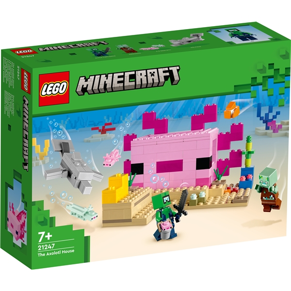 21247 LEGO Minecraft Axolotl-Huset (Billede 1 af 6)