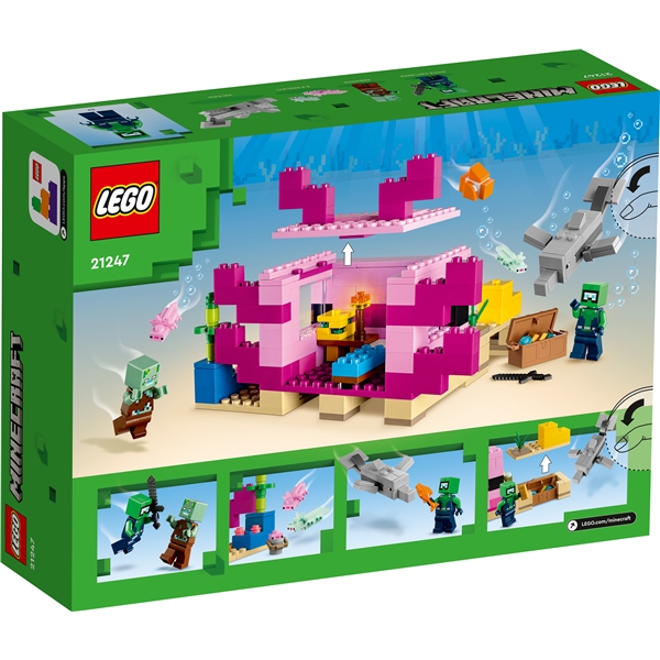 21247 LEGO Minecraft Axolotl-Huset (Billede 2 af 6)