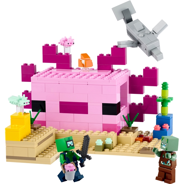 21247 LEGO Minecraft Axolotl-Huset (Billede 3 af 6)