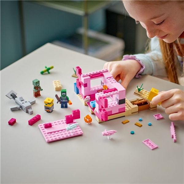 21247 LEGO Minecraft Axolotl-Huset (Billede 4 af 6)