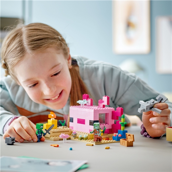 21247 LEGO Minecraft Axolotl-Huset (Billede 5 af 6)