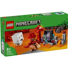 21255 LEGO Minecraft Baghold ved Nether-Portalen