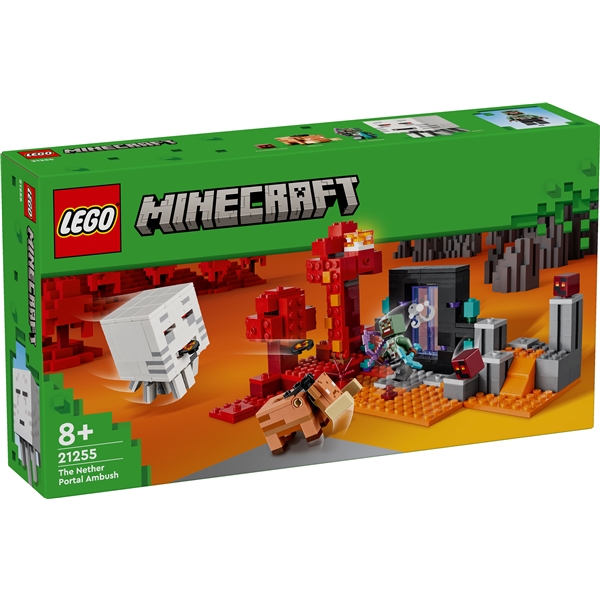 21255 LEGO Minecraft Baghold ved Nether-Portalen (Billede 1 af 6)