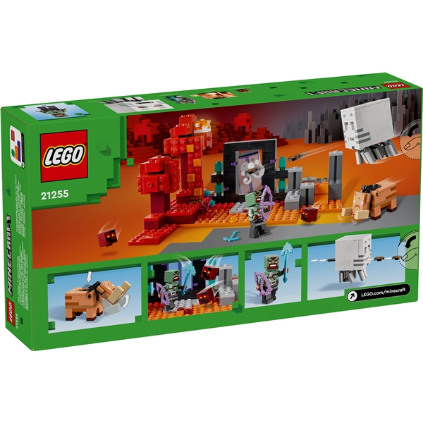 21255 LEGO Minecraft Baghold ved Nether-Portalen (Billede 2 af 6)