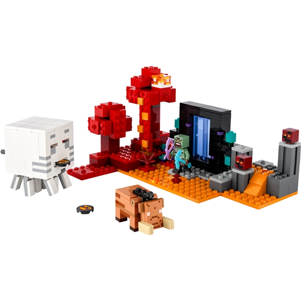 21255 LEGO Minecraft Baghold ved Nether-Portalen (Billede 3 af 6)