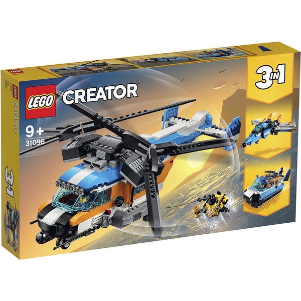31096 LEGO® Creator Helikopter med To Rotorer (Billede 1 af 3)