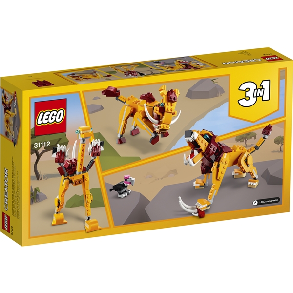 31112 LEGO Creator Vild løve (Billede 2 af 6)