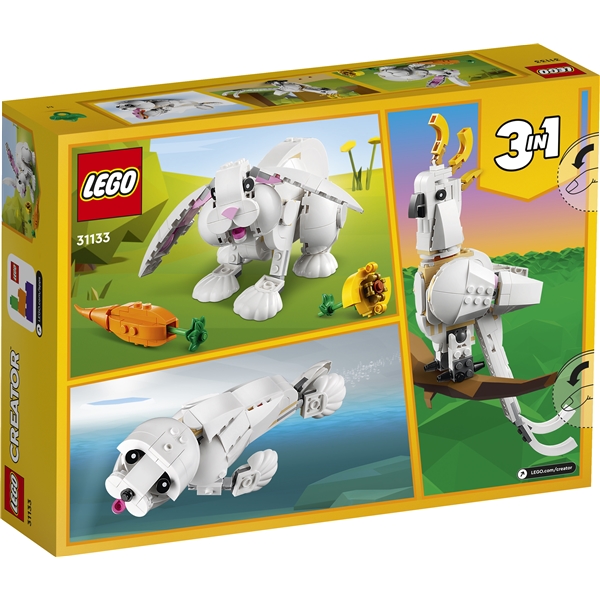 31133 LEGO Creator Hvid Kanin (Billede 2 af 6)