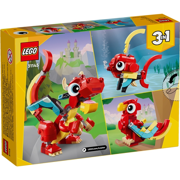31145 LEGO Creator Rød Drage (Billede 2 af 6)