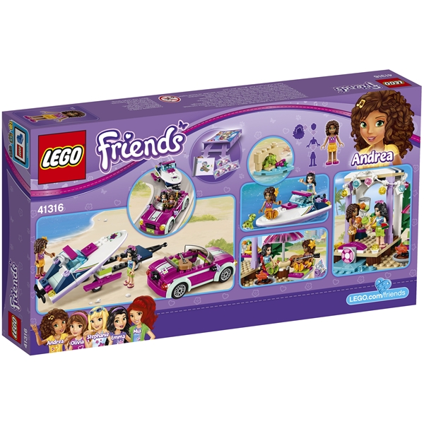 LEGO Friends Andreas Speedbåd-Transporter (Billede 2 af 7)