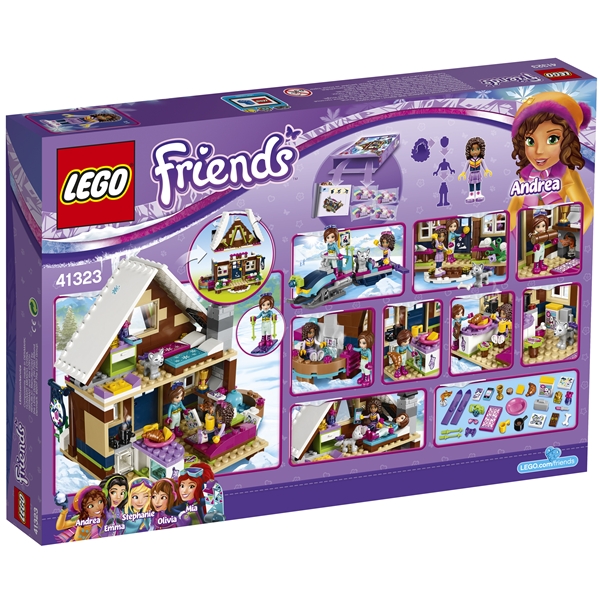 41323 LEGO Friends Skisportsstedets Hytte (Billede 2 af 6)