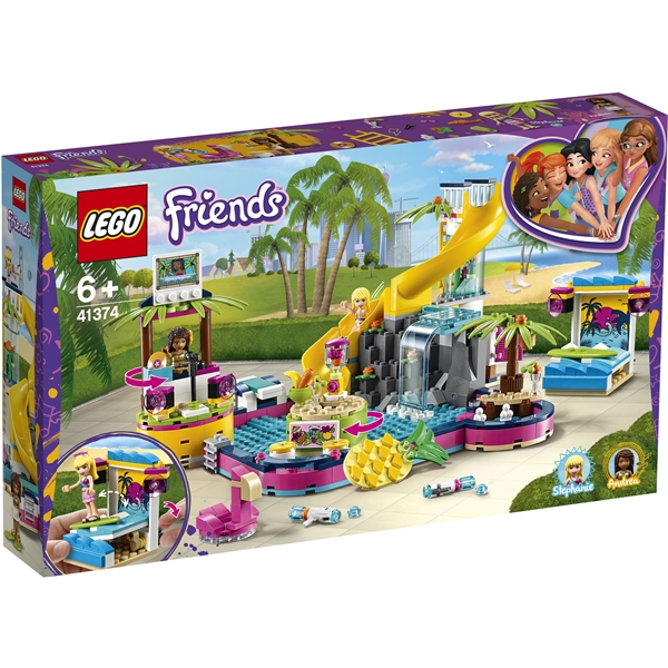41374 LEGO® Friends Andreas Poolparty (Billede 1 af 3)