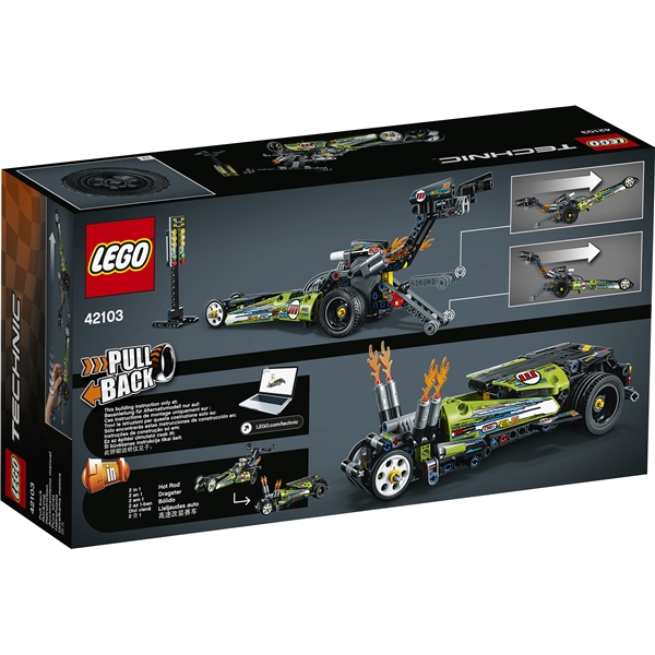 42103 LEGO Technic Dragster (Billede 2 af 3)