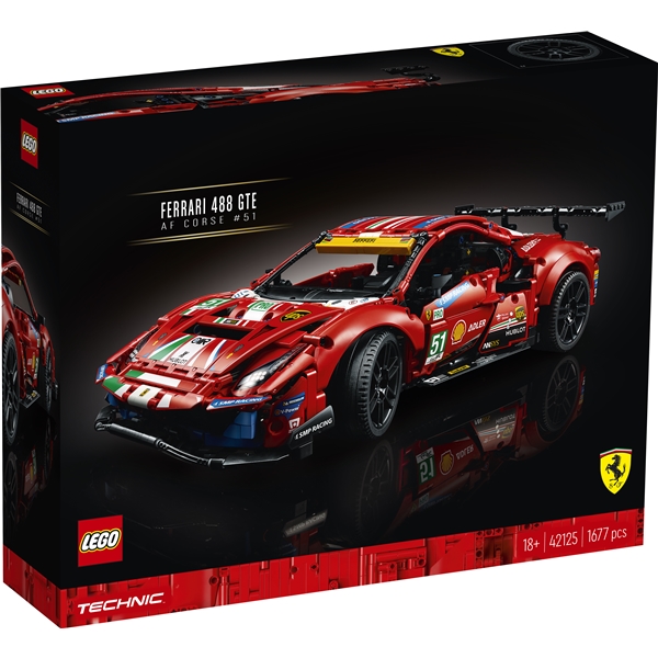 42125 LEGO Technic Ferrari 488 GTE “AF Corse #51” (Billede 1 af 6)