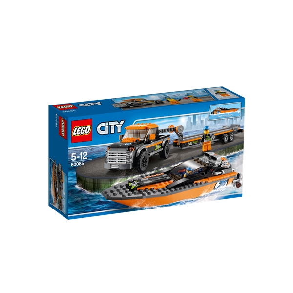 bekræft venligst Klasseværelse handle 60085 Firhjulstrækker med Motorbåd - LEGO City - LEGO | Shopping4net