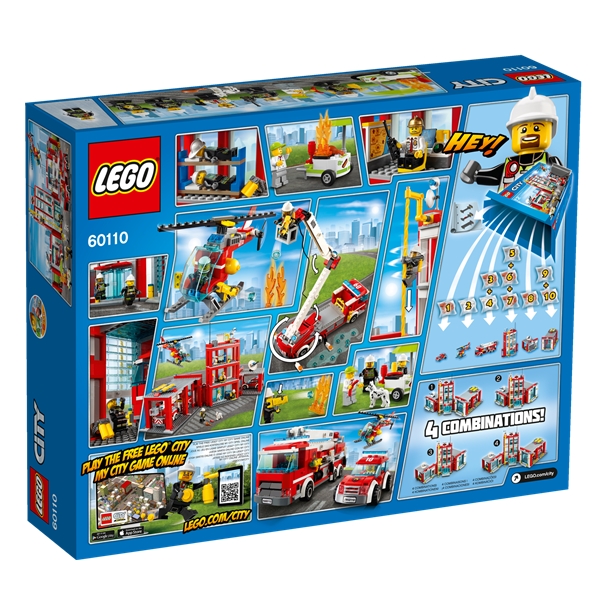 60110 LEGO City Brandstation (Billede 3 af 3)