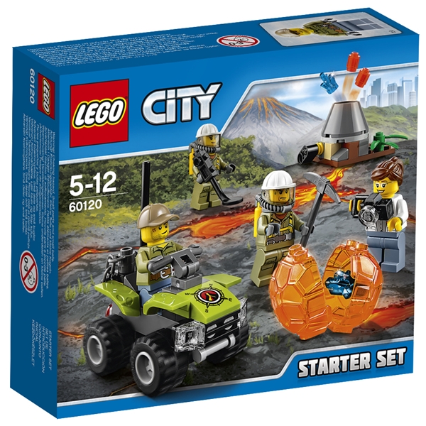 60120 LEGO City Vulkan Startsæt (Billede 1 af 3)